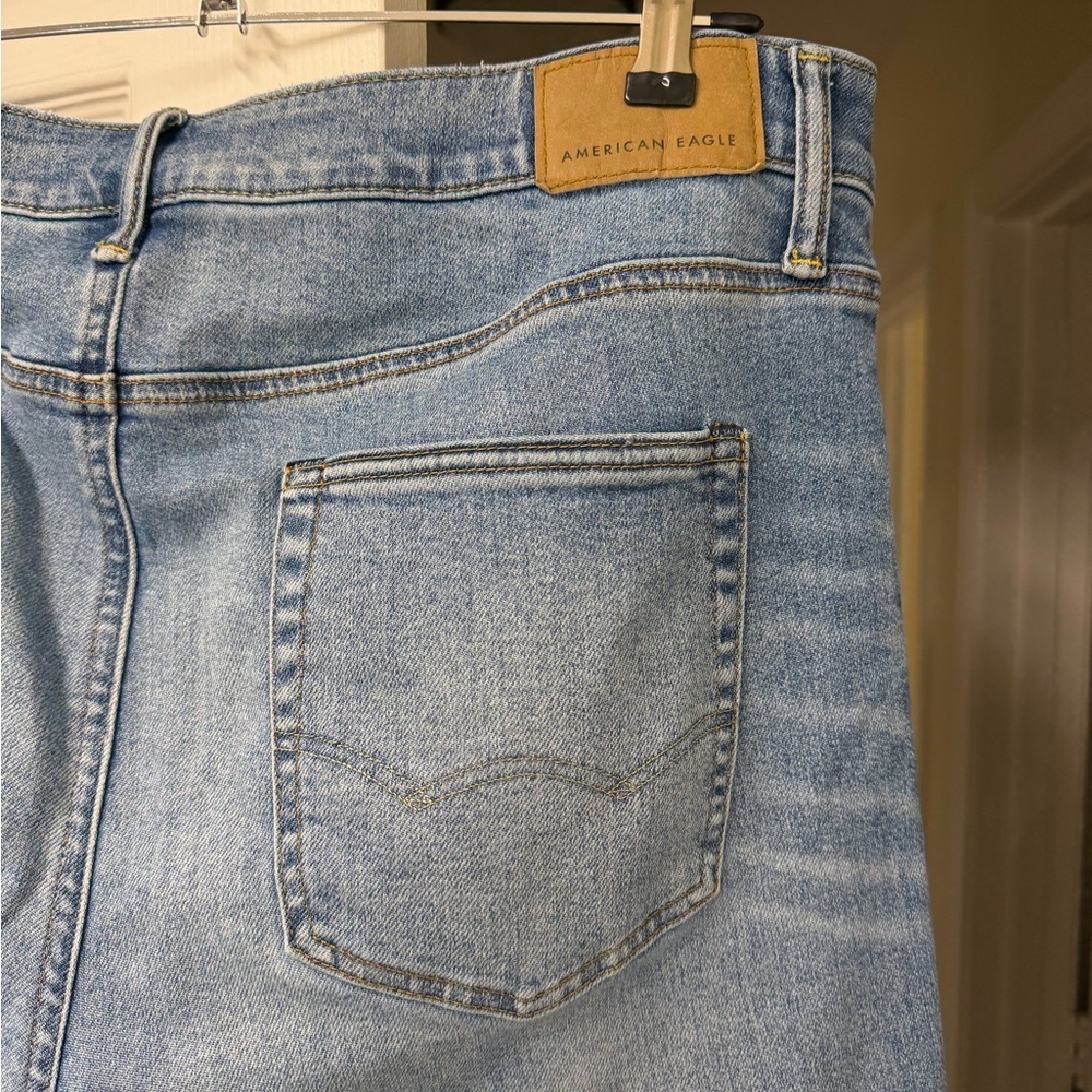 American Eagle Outfitters Men’s AE AirFlex+ Skinny Jeans 36x30 Blue High Stretch - Picture 9 of 13